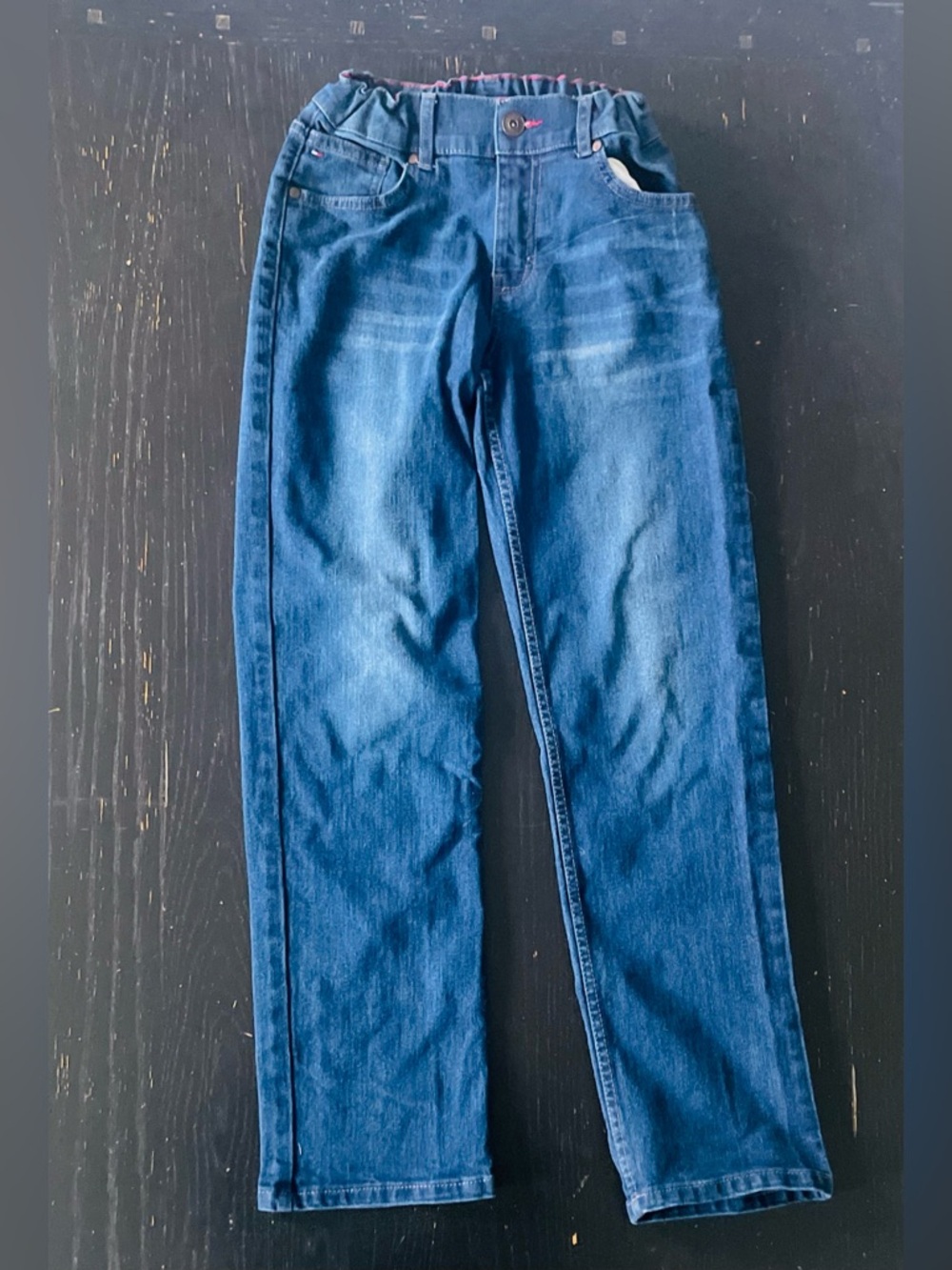 Tommy Hilfiger Straight-Leg Blue Jeans